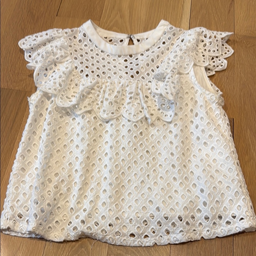 Endless Rose Eyelet Ruffle Tank